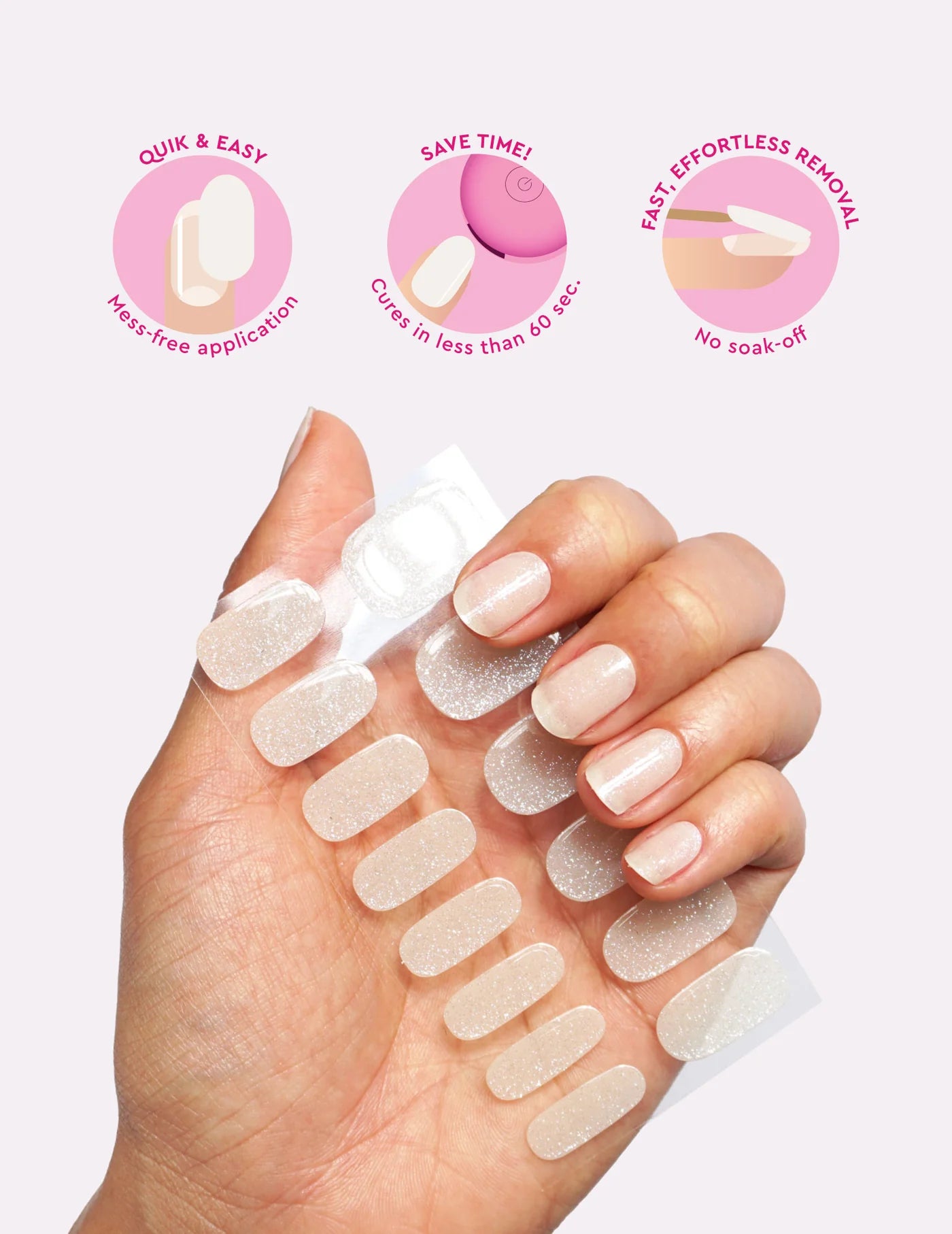 Benzi de ojă gel – Perlat