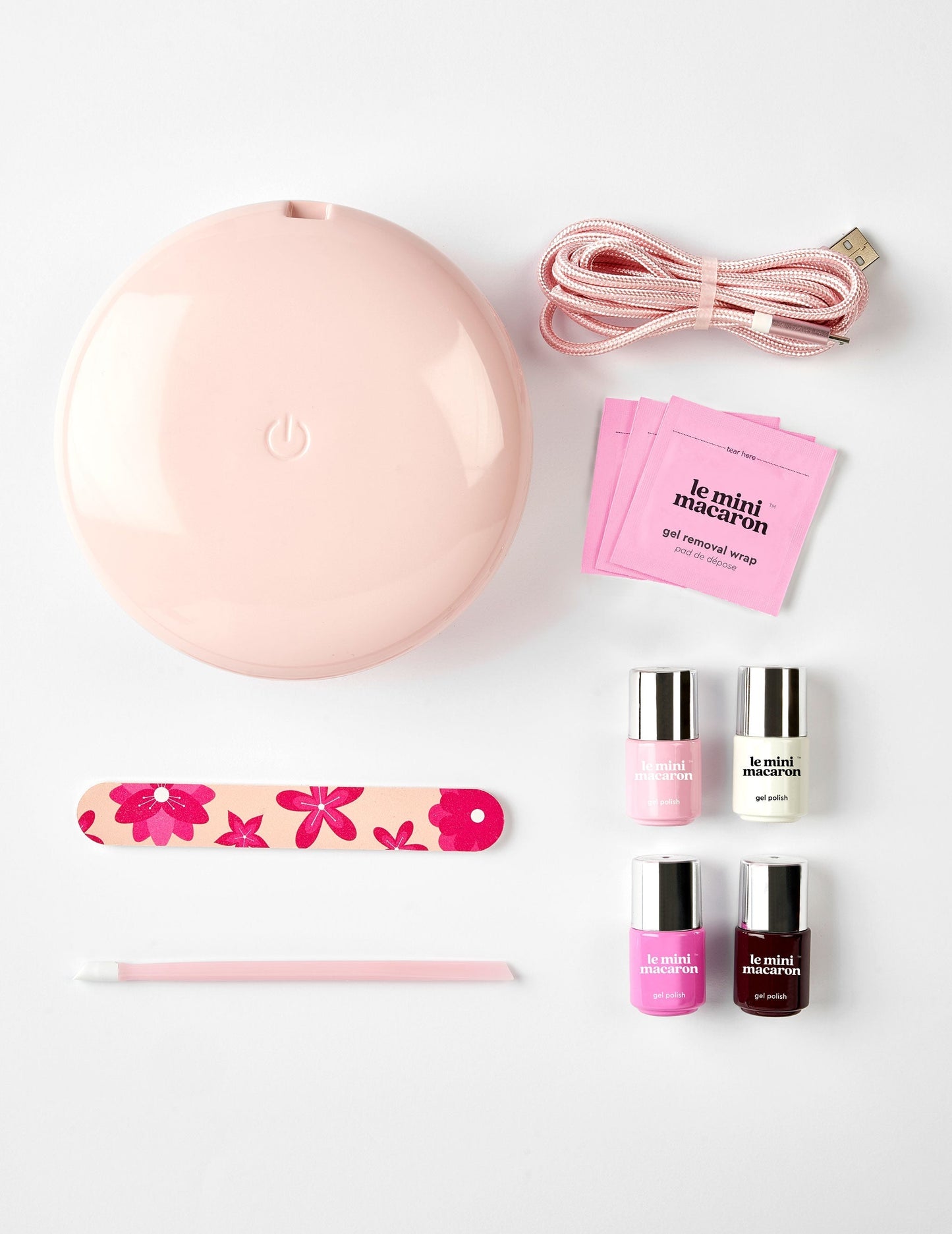 Le Maxi "La Vie En Bloom" Deluxe Gel Manicure Set - Le Mini Macaron