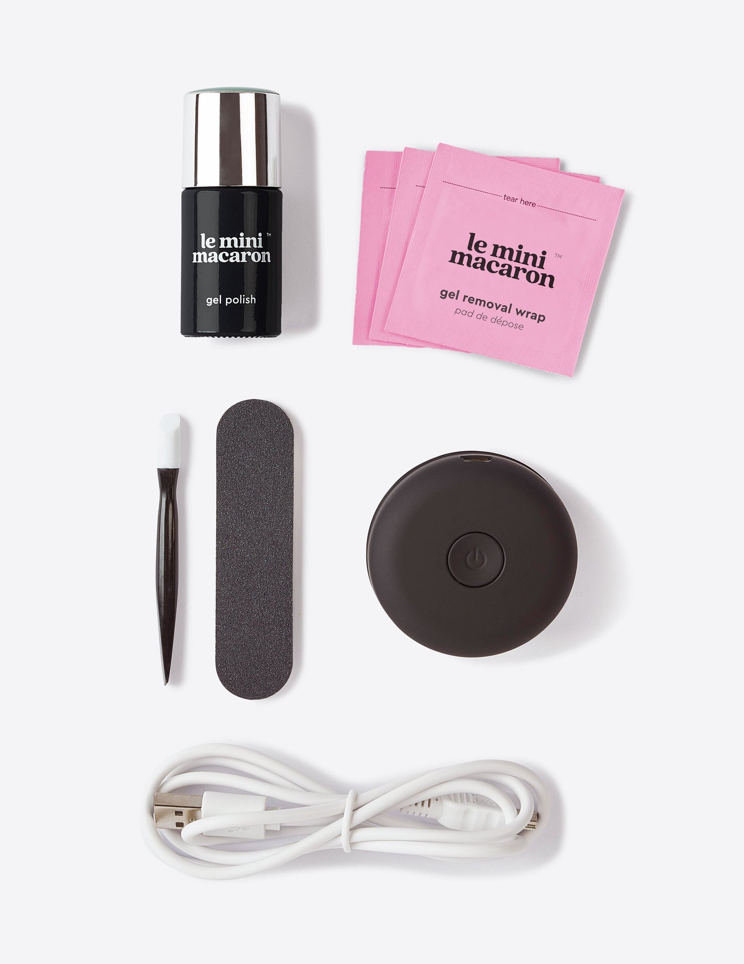 Licorice - Gel Manicure Kit - Le Mini Macaron