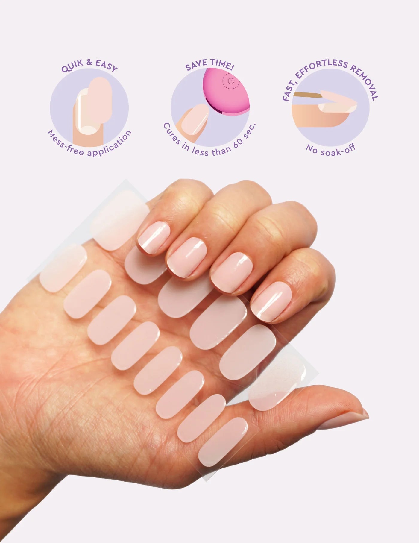 Benzi de ojă gel – Blush